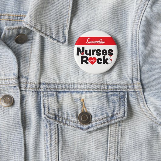Nurses Rock Button (Beispiel)