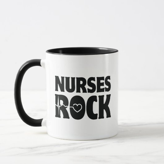 Nurses Rock Coffee Tasse (Links)