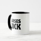 Nurses Rock Coffee Tasse (Vorderseite Links)