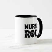 Nurses Rock Coffee Tasse (VorderseiteRechts)