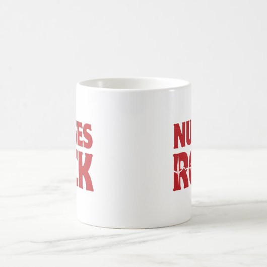 Nurses Rock Coffee Tasse (Mittel)