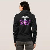 Nurses rock hoodie (Schwarz voll)