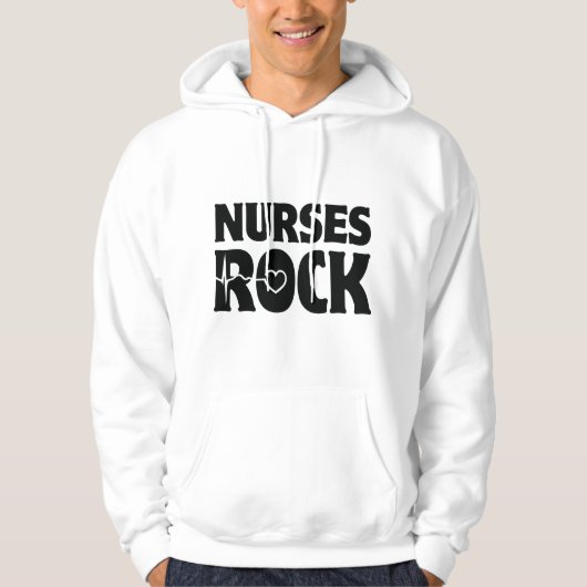 Nurses Rock Hoodie (Vorderseite)