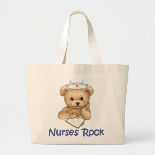 Nurses Rock Jumbo Stoffbeutel