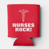 NURSES ROCK kann kühler für Krankenschwestern Woch Dosenkühler (Rückseite)