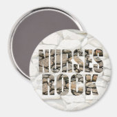 NURSES ROCK MAGNET (Vorderseite/Rückseite)