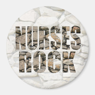 NURSES ROCK MAGNET