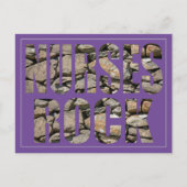 NURSES ROCK POSTKARTE (Vorderseite)