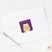 Nurses Rock! Quadratischer Aufkleber (Umschlag)