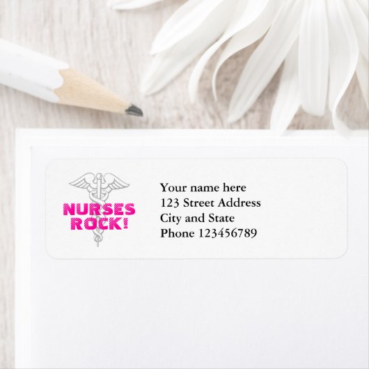 Nurses Rock! Rücksendeadresse (Insitu)