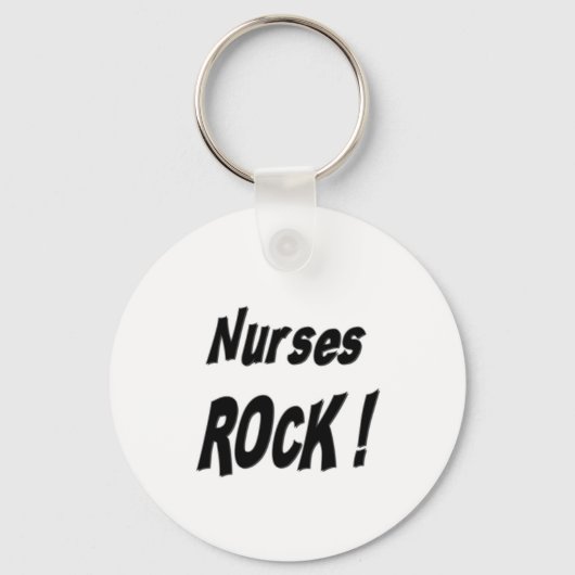 Nurses Rock! Schlüsselanhänger (Vorderseite)