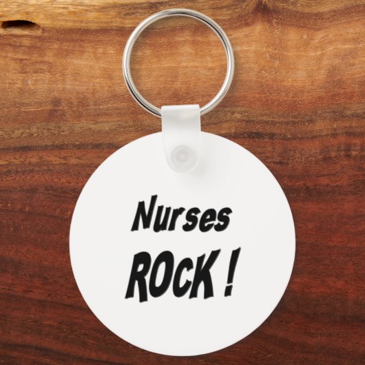 Nurses Rock! Schlüsselanhänger (Vorderseite)