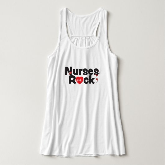 Nurses Rock Tank Top (Design Vorderseite)