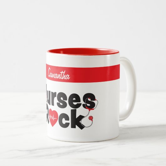 Nurses Rock Tasse (VorderseiteRechts)