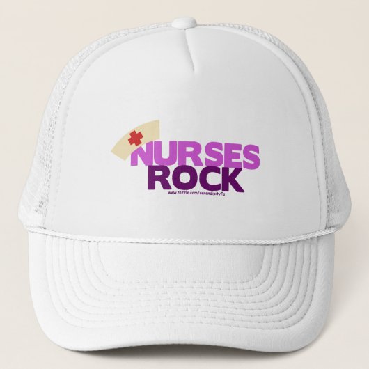 Nurses Rock Truckerkappe (Vorderseite)
