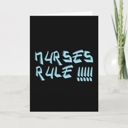 Nurses Rule! Aufwertung der Krankenversicherung Karte (Vorderseite)