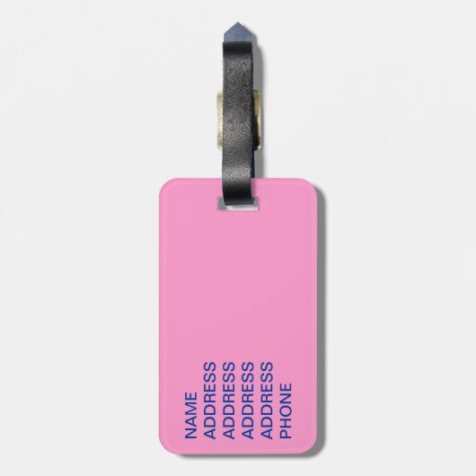 Nurses Rule! Gepäckanhänger (Rückseite vertikal)