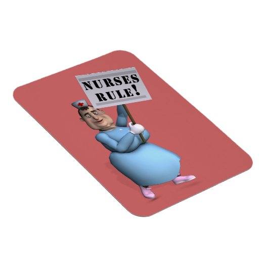 Nurses Rule! Magnet (Rechte Seite)