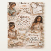 Nurses run on coffee and care chic planer (Rückseite)