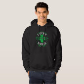 Nurses St Patrick's Day Lucky To Be A Nurse Shamro Hoodie (Vorne ganz)