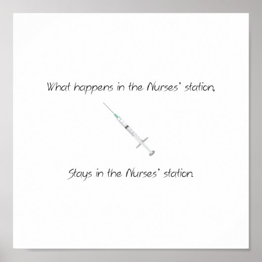 Nurses Station Poster (Vorne)