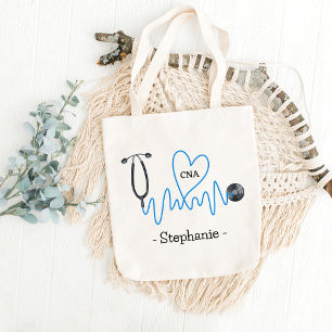 Nurses Tote Bags RN LPN CNA PA EMT With custom nam Tragetasche