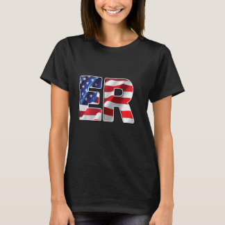 Nurses Usa Flag Stars Stripes Er T-Shirt