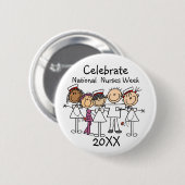 Nurses Week 2022 T-Shirts und Ohrs Button (Vorne & Hinten)