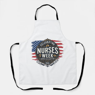 Nurses Week 2026 Patrioten Vintage Des feiern Schürze