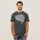 Nurses Week Brain Typografy RN Neuronurse T-Shirt (Vorne ganz)