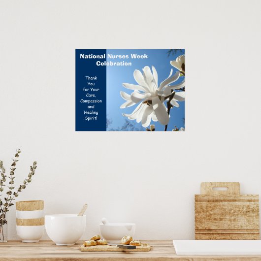 Nurses Week Celebration Plakate Danke (Küche)