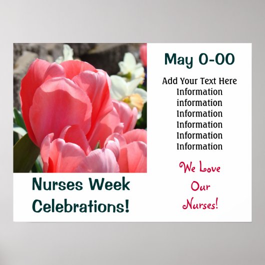 Nurses Week Celebration Plakate Liebe Nursings May (Vorne)