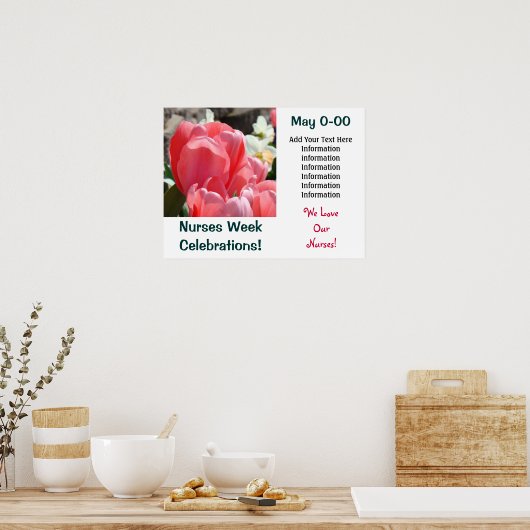 Nurses Week Celebration Plakate Liebe Nursings May (Küche)