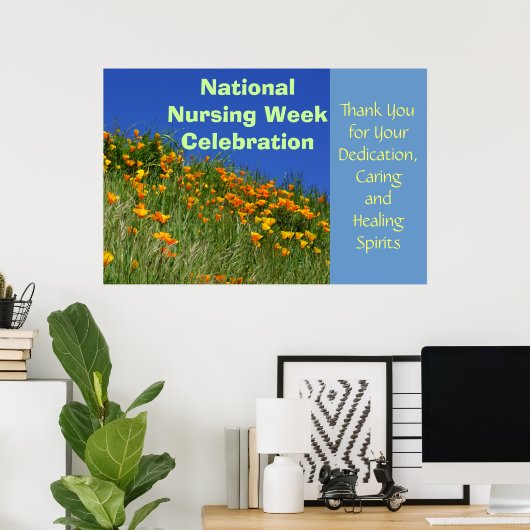 Nurses Week Celebration poster Danke (Heimbüro)