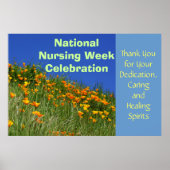 Nurses Week Celebration poster Danke (Vorne)