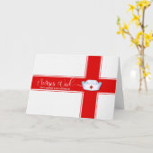 Nurses Week Celebration Red and White Karte (Gelbe Blume)