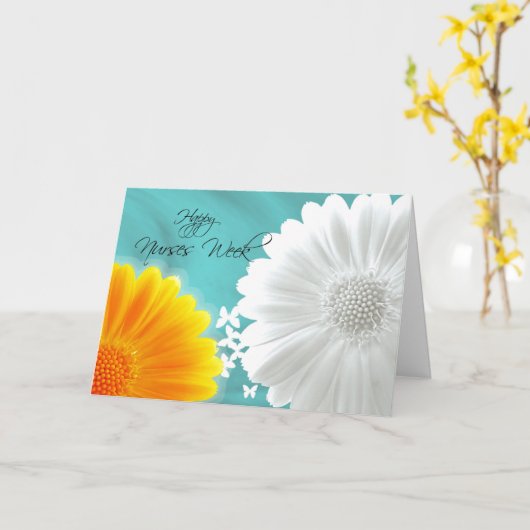 Nurses Week Karte (Gelbe Blume)