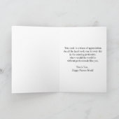 Nurses Week- Nurse Attributes Blue Karte (Innenseite)