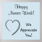 Nurses Week Plakate Art Prints Nursing RN Nurse (Vorne)