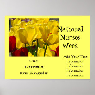 Nurses Week Poster Unsere Krankenschwestern sind E