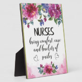 Nurses Wertschätzung Zitat Abschluss Geschenk Viel Fotoplatte (Seite)