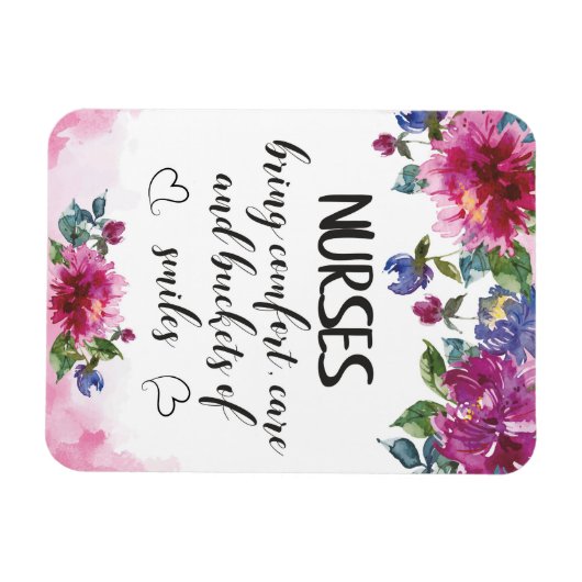 Nurses Wertschätzung Zitat Abschluss Geschenk Viel Magnet (Horizontal)