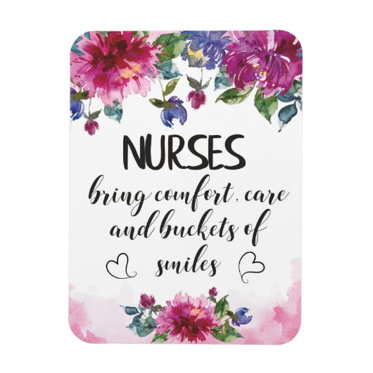 Nurses Wertschätzung Zitat Abschluss Geschenk Viel Magnet (Vertikal)