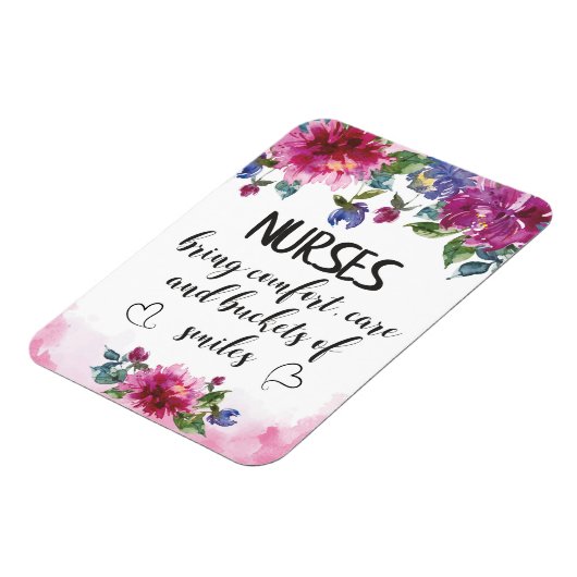 Nurses Wertschätzung Zitat Abschluss Geschenk Viel Magnet (Linke Seite)