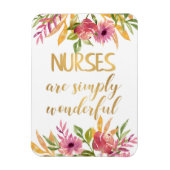 Nurses Zitat Wertschätzung Danke Abschluss Magnet (Vertikal)