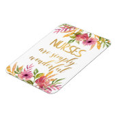 Nurses Zitat Wertschätzung Danke Abschluss Magnet (Linke Seite)