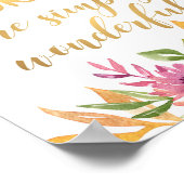 Nurses Zitat Wertschätzung Danke Abschluss Poster (Ecke)