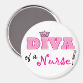 NURSEtude/Diva eines Magneten der Krankenschwester Magnet (Vorderseite/Rückseite)