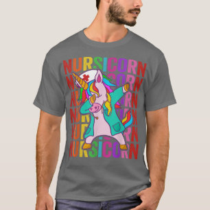 Nursicorn Einhorn APRN & NICU Krankenschwester Kra T-Shirt