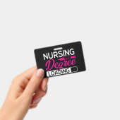 Nursing Degree Loading Future Nurse Customizable Ausweis (Handheld)